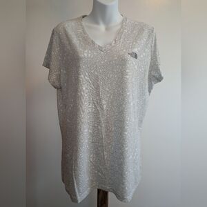 The North Face Women's White And Grey Geometric Tee